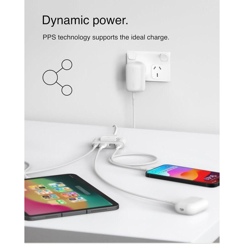 Belkin Boost Charge 42W Dual Port USB-C + USB-A Wall Charger