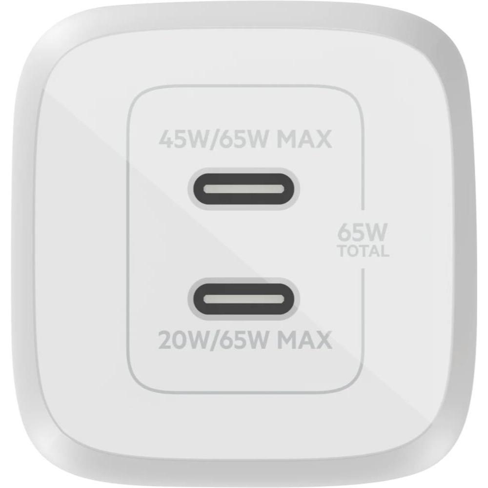 Belkin Boost Charge Pro 65W Dual PPS USB-C GaN Wall Charger