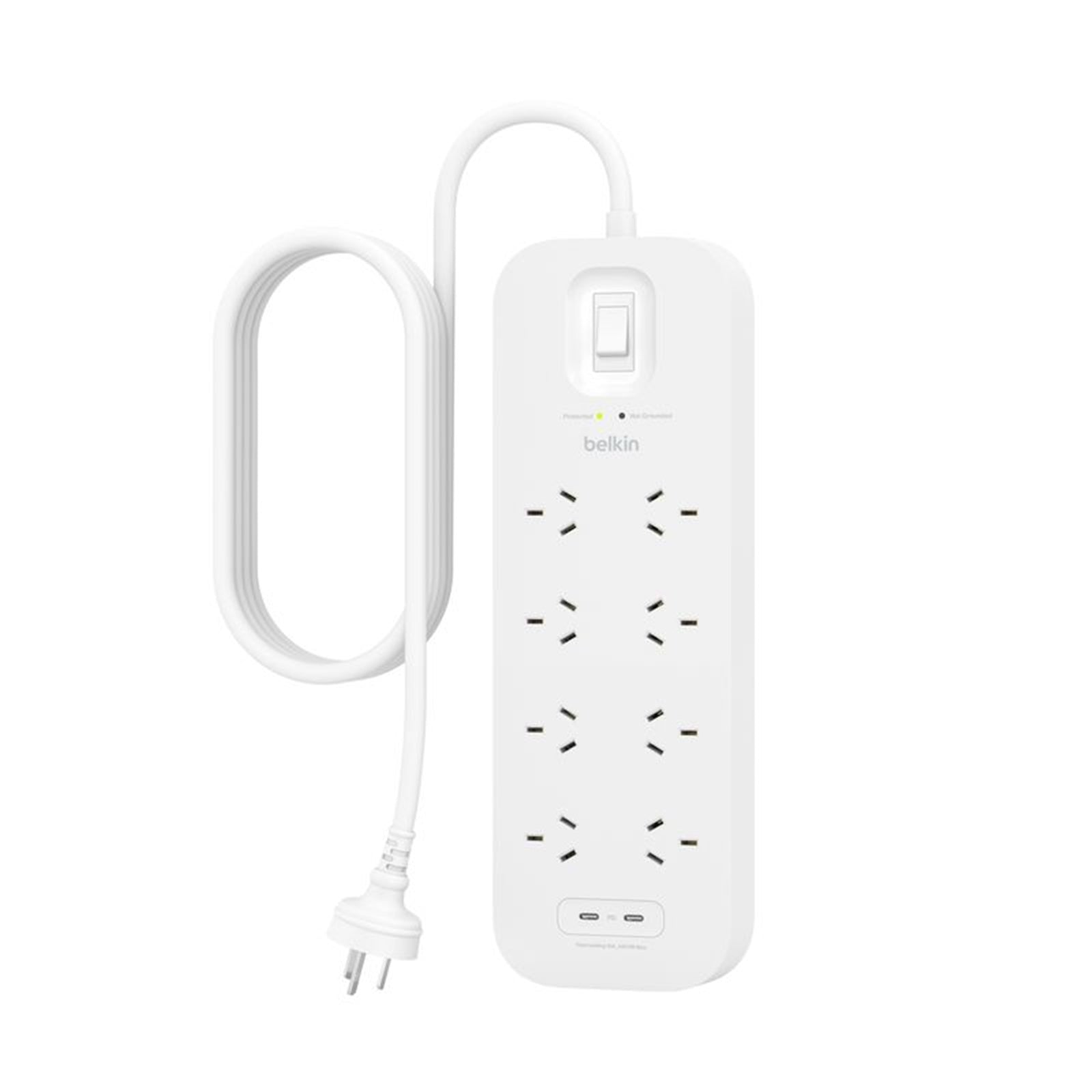 Belkin 8-OUTLET SURGE PROTECTOR WITH DUAL USB-C