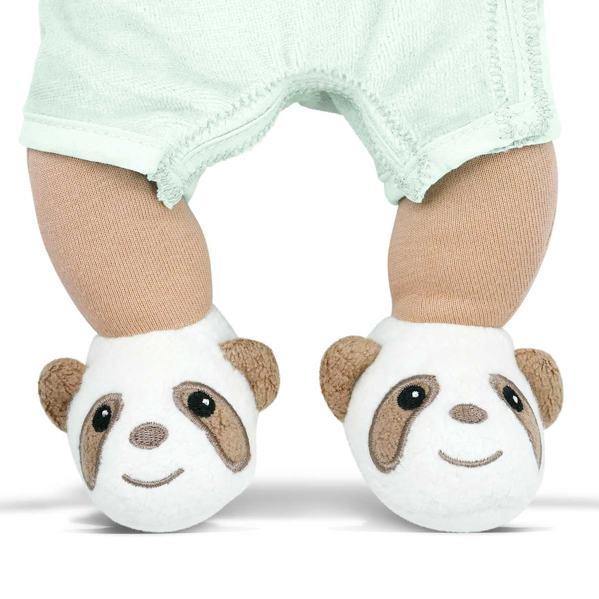 Apple Park Organic Baby Doll Mint Soft Plush Toy for Infants and Toddlers