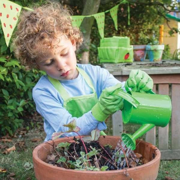 Bigjigs Toys Outdoor Gardening Garden Tool Set with Small Tote Bag