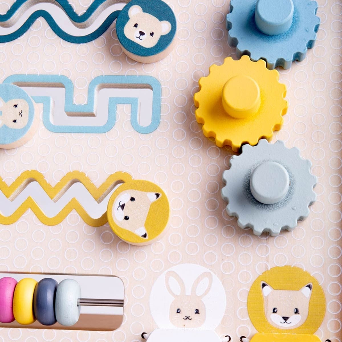 Bigjigs Toys FSC Wooden Activity Walker for Toddlers Earth Friendly Baby Push Walker