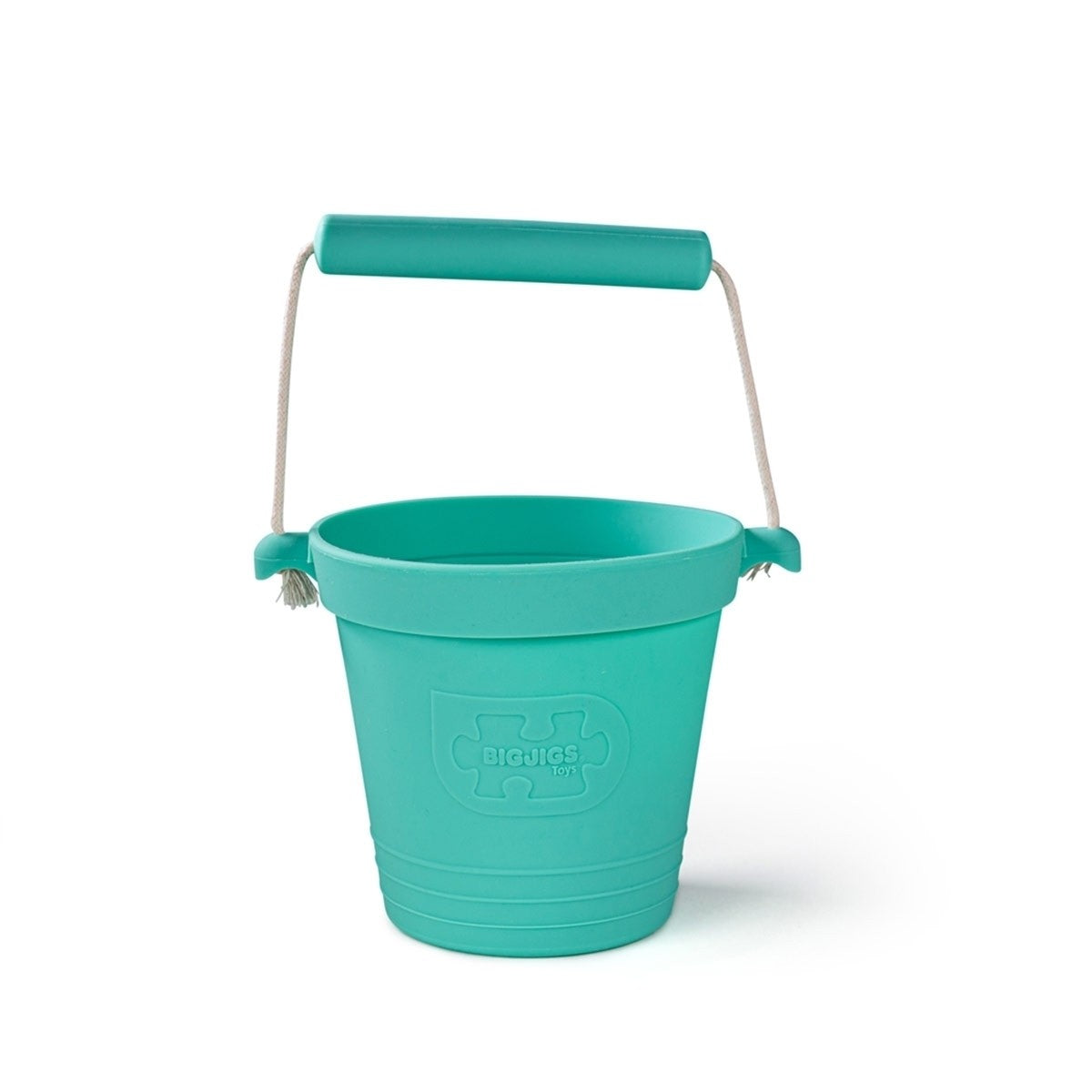 Bigjigs Toys Eggshell Green Activity Bucket Sensory Learning Toy for Toddlers and Young Children