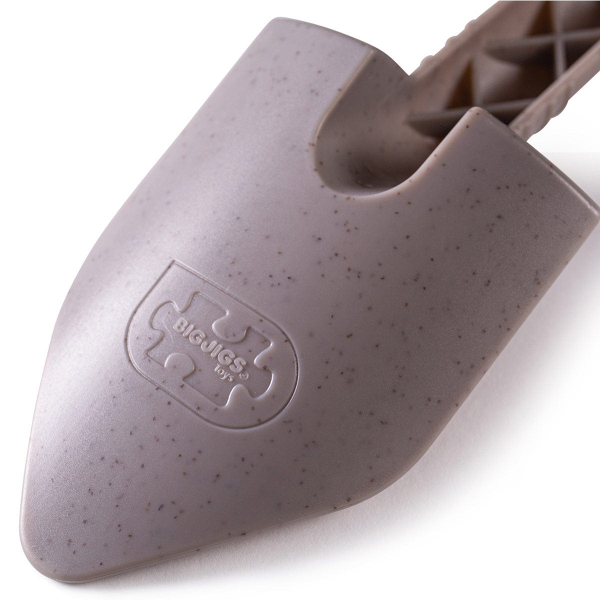 Bigjigs Toys Eco Spade Sustainable Kids’ Garden Tool for Outdoor Play Stone Grey