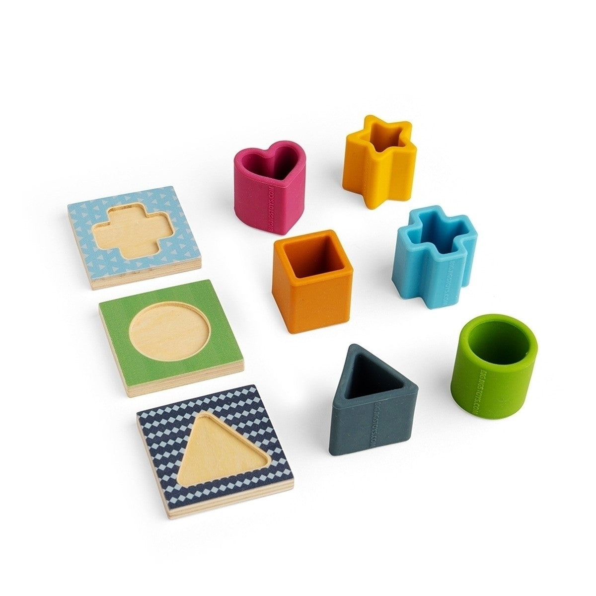Bigjigs Toys Feel & Find  Wooden Sensory Matching Game for Toddlers