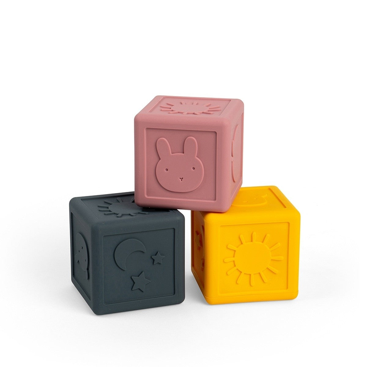Bigjigs Toys Sensory Cubes Wooden Blocks for Toddlers