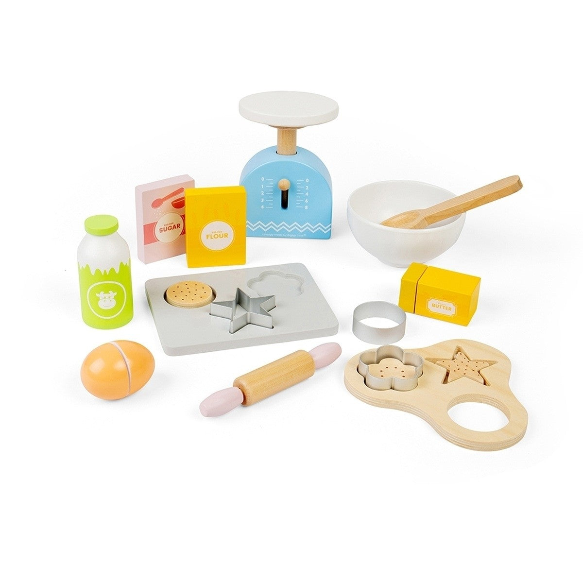 Bigjigs Toys Pretend Play Baking Cookies Set for Kids