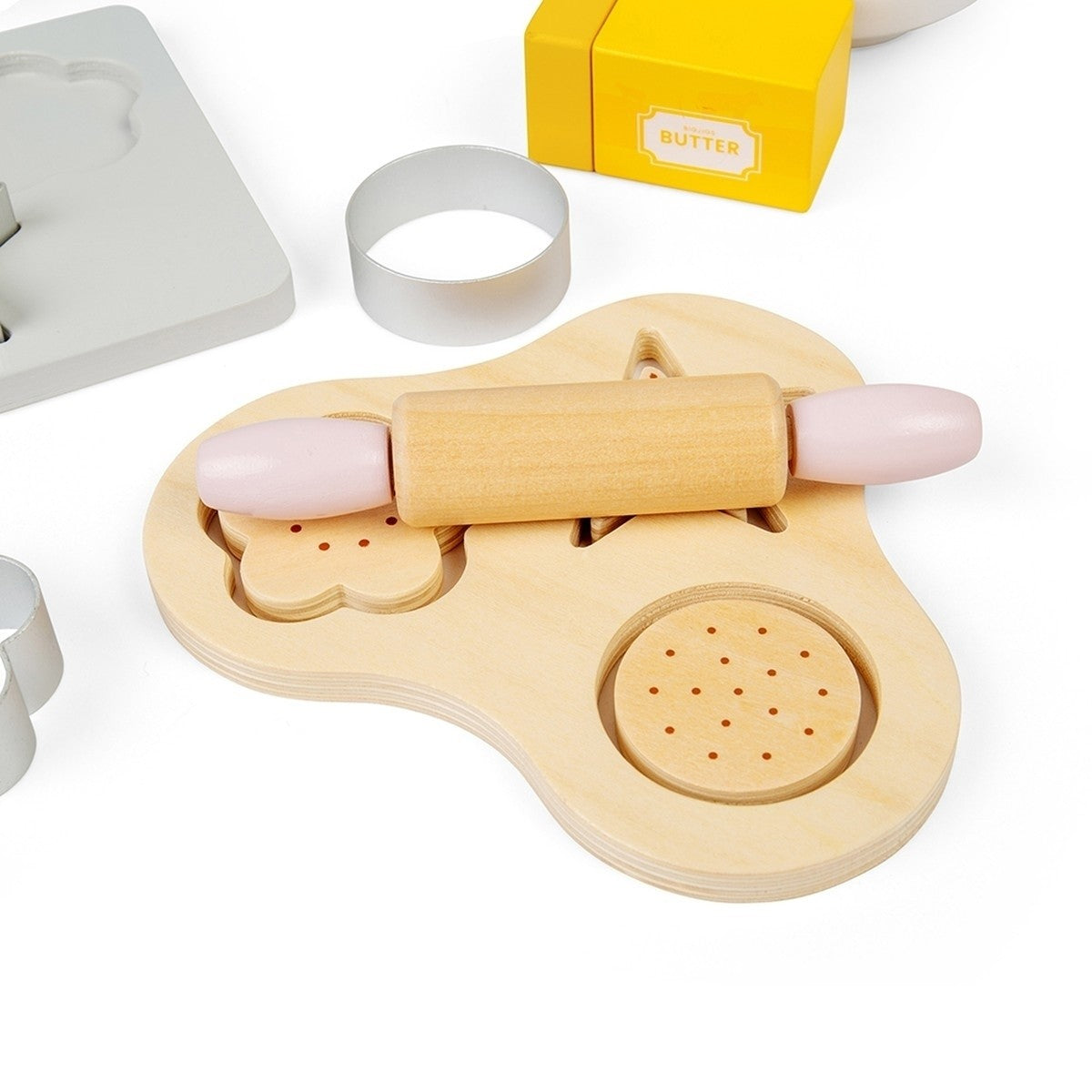 Bigjigs Toys Pretend Play Baking Cookies Set for Kids