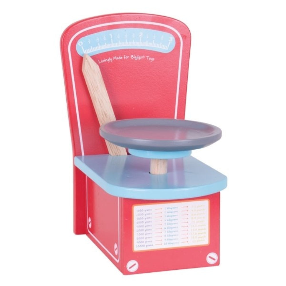 Bigjigs Toys Wooden Balance Scales for Kids