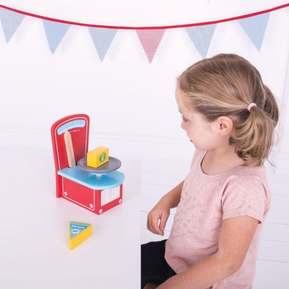 Bigjigs Toys Wooden Balance Scales for Kids