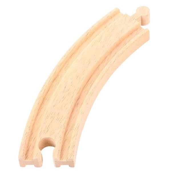 Bigjigs Rail Long Curves Track Wooden Train Track Expansion