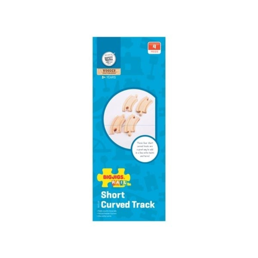 Bigjigs Rail Short Curves Expansion Pack