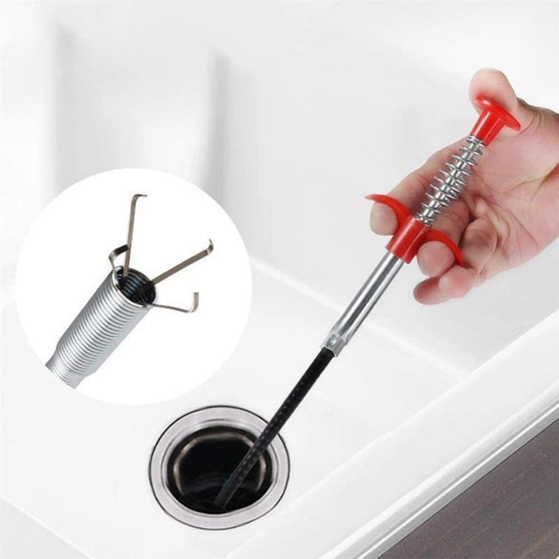 Hansona Sink Drain Dredge Pipeline Stick Hook