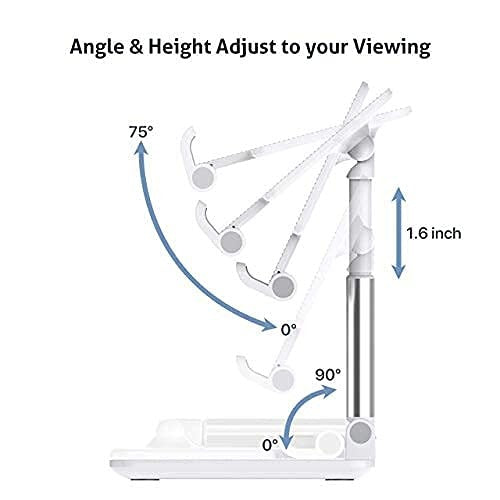 Hansona Adjustable & Foldable Desk Mobile Phone Holder