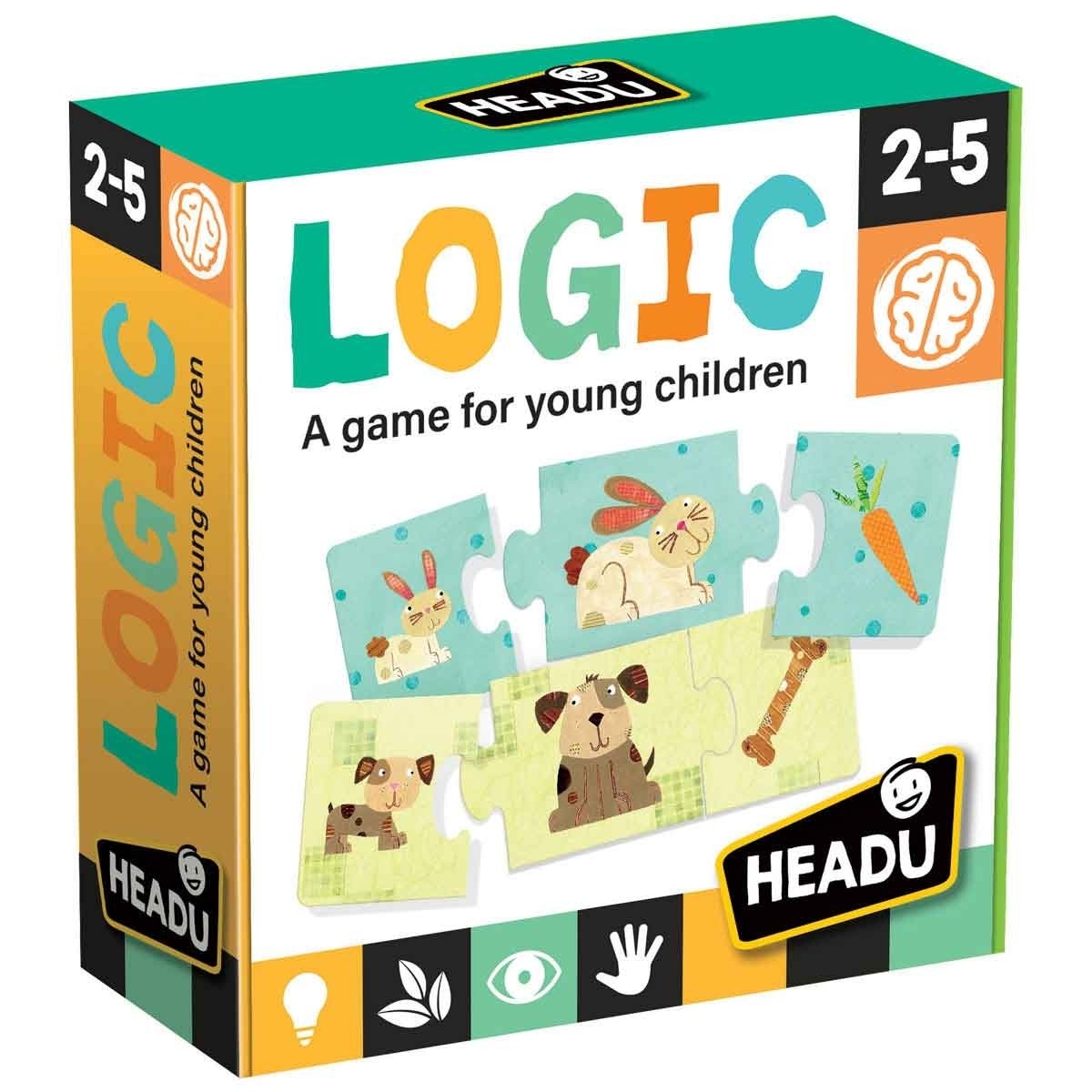 Headu Baby Animals Logic Puzzle Set