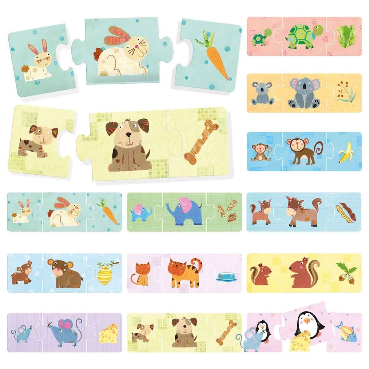 Headu Baby Animals Logic Puzzle Set