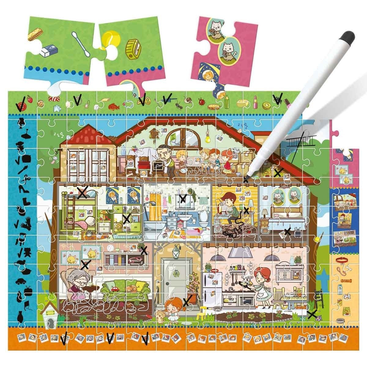 Headu Scavenger Hunt Brain Trainer Puzzle Memory Game for Kids
