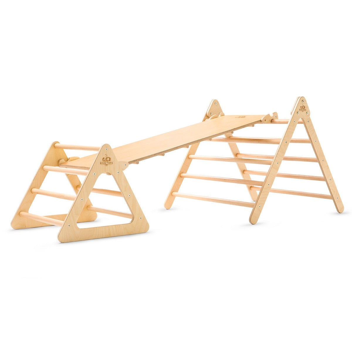 Kinderfeets Pikler Medium Triangle Foldable Wooden Frame for Climbing and Coordination