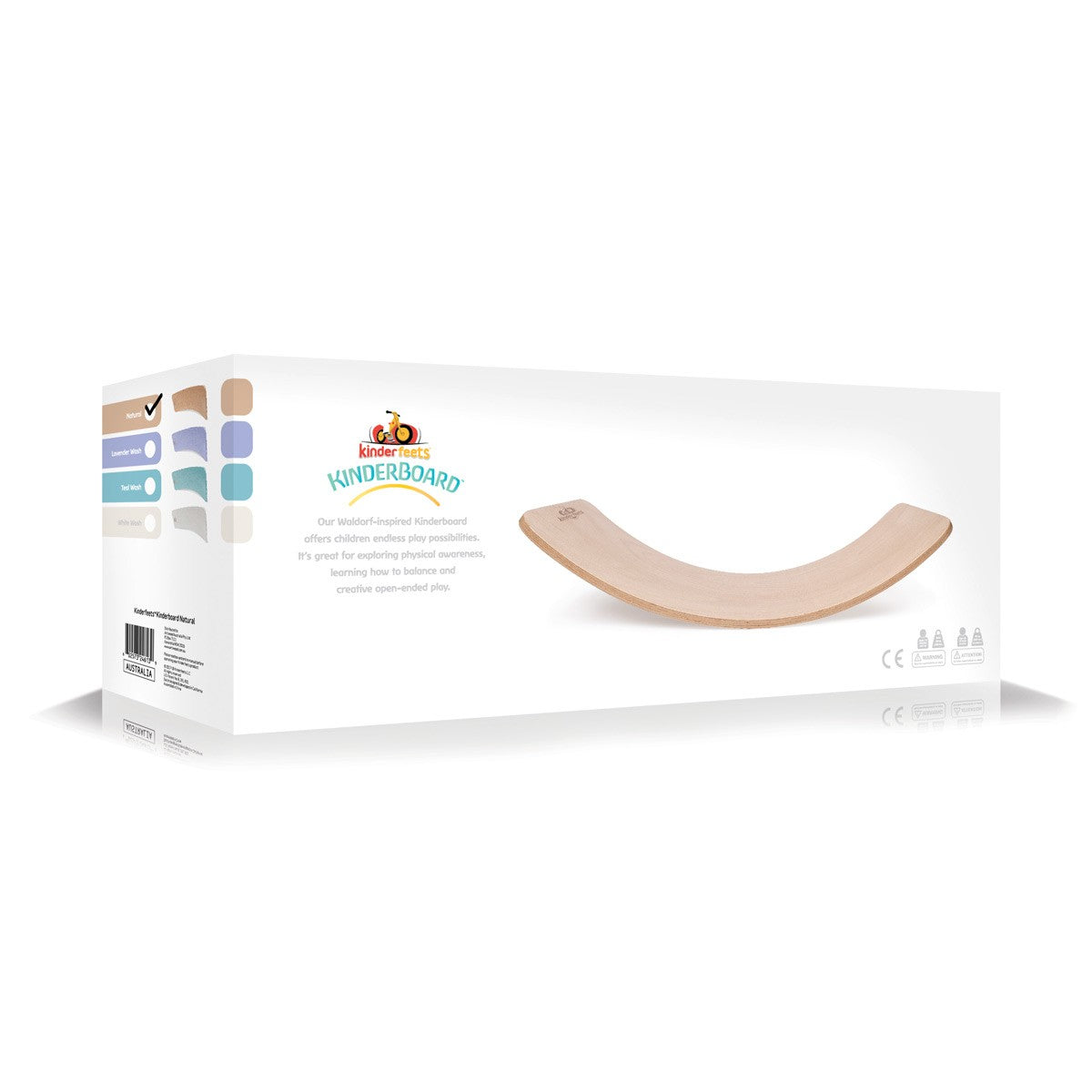 Kinderfeets Kinderboard Natural Wooden Balance Board for Kids