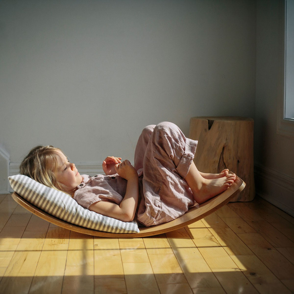 Kinderfeets Kinderboard Natural Wooden Balance Board for Kids
