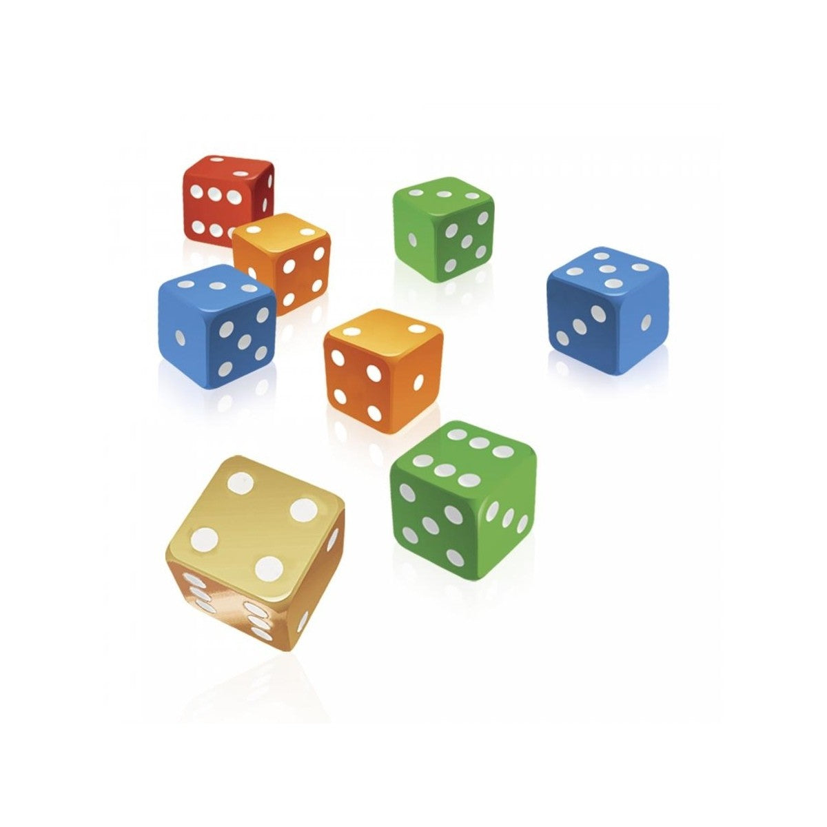 Ludic Nine Dice Fun Board Game for Strategy and Skill Development