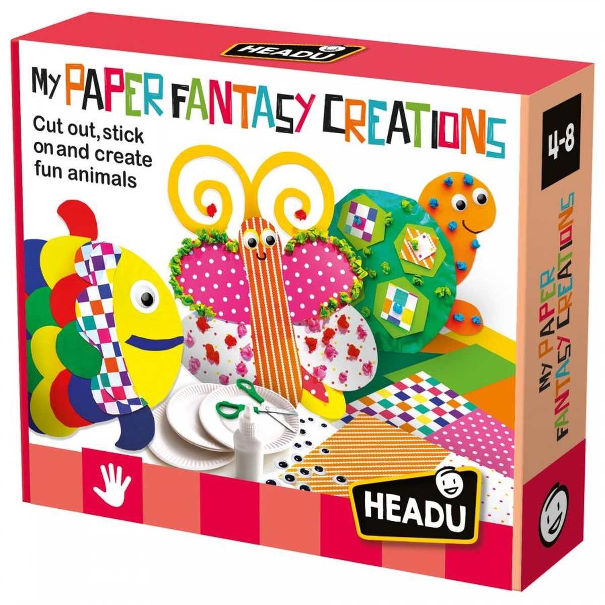 Headu Paper Plate Animal Craft Kit for Kids