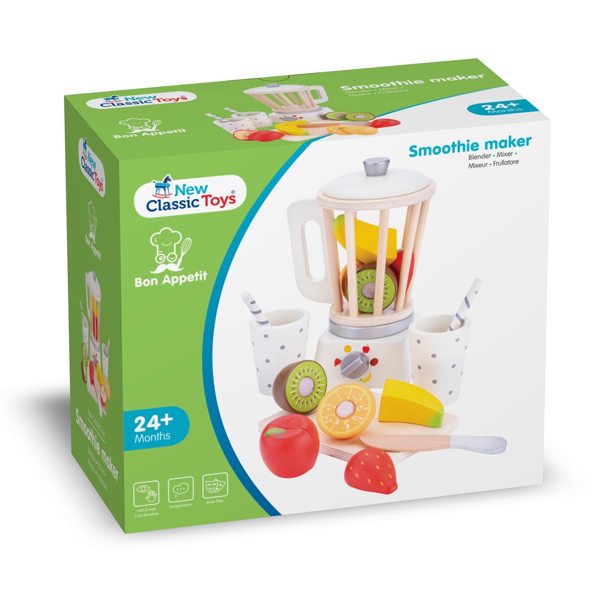 New Classic Toys Smoothie Blender Pretend Play Toy for Toddlers