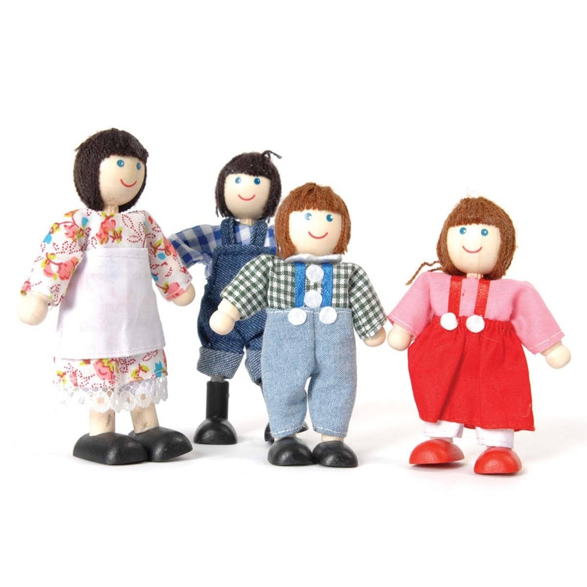 Tidlo Farm Family Toy Set Poseable Figures for Creative Play