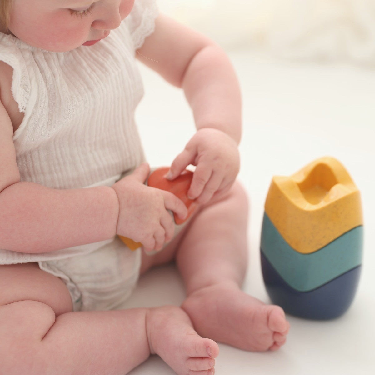 Tolo Toys Bio Stacking & Nesting Egg Educational Toy for Babies and Toddlers