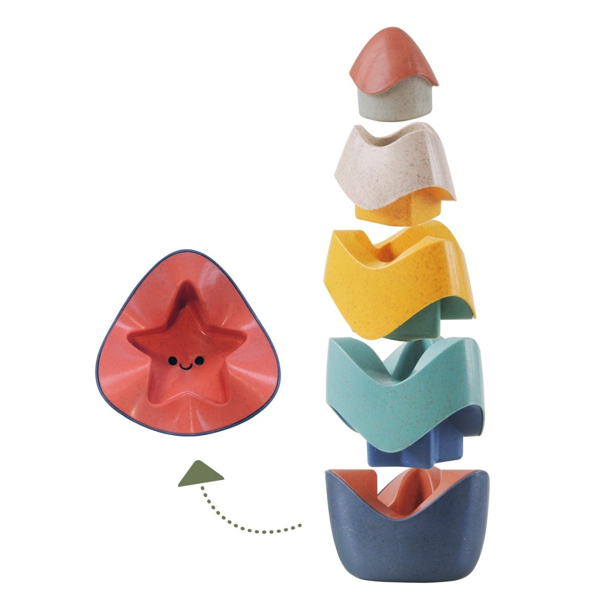 Tolo Toys Bio Stacking & Nesting Egg Educational Toy for Babies and Toddlers