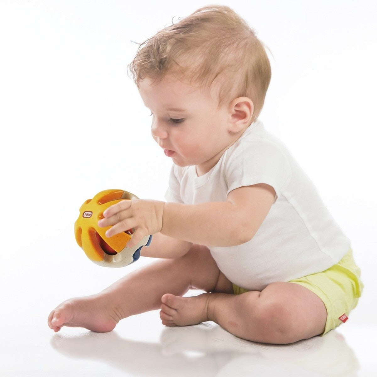 Tolo Toys Bio Roller Rattle  Organic Rattle Toy for Babies