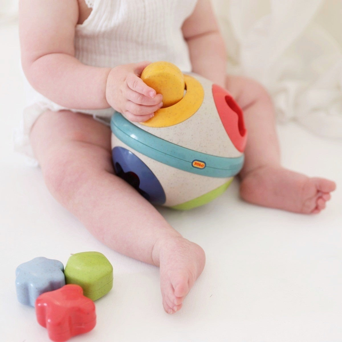 Tolo Toys Bio Rolling Ball Shape Sorter organic Educational Toy for Toddlers