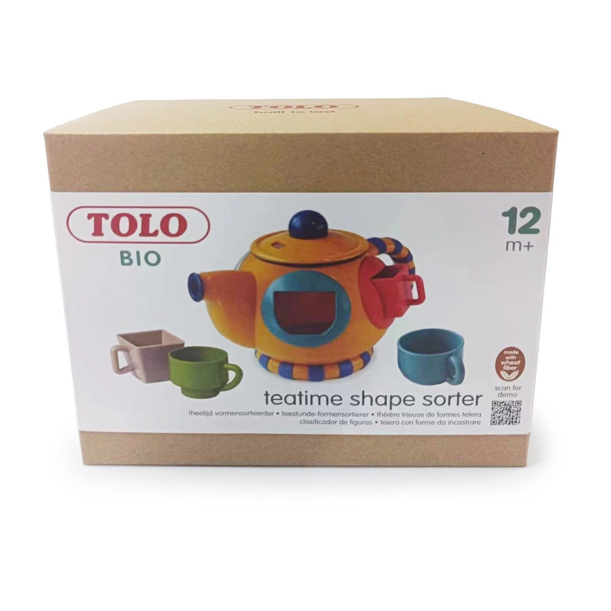 Tolo Toys Bio Teatime Shape Sorter Tea Party Toy for Toddlers