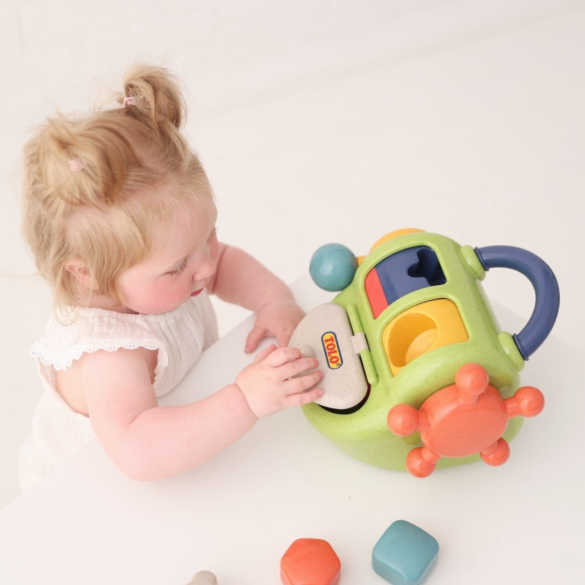 Tolo Toys Bio Activity Shape BoxShape Sorter Toy for Toddlers