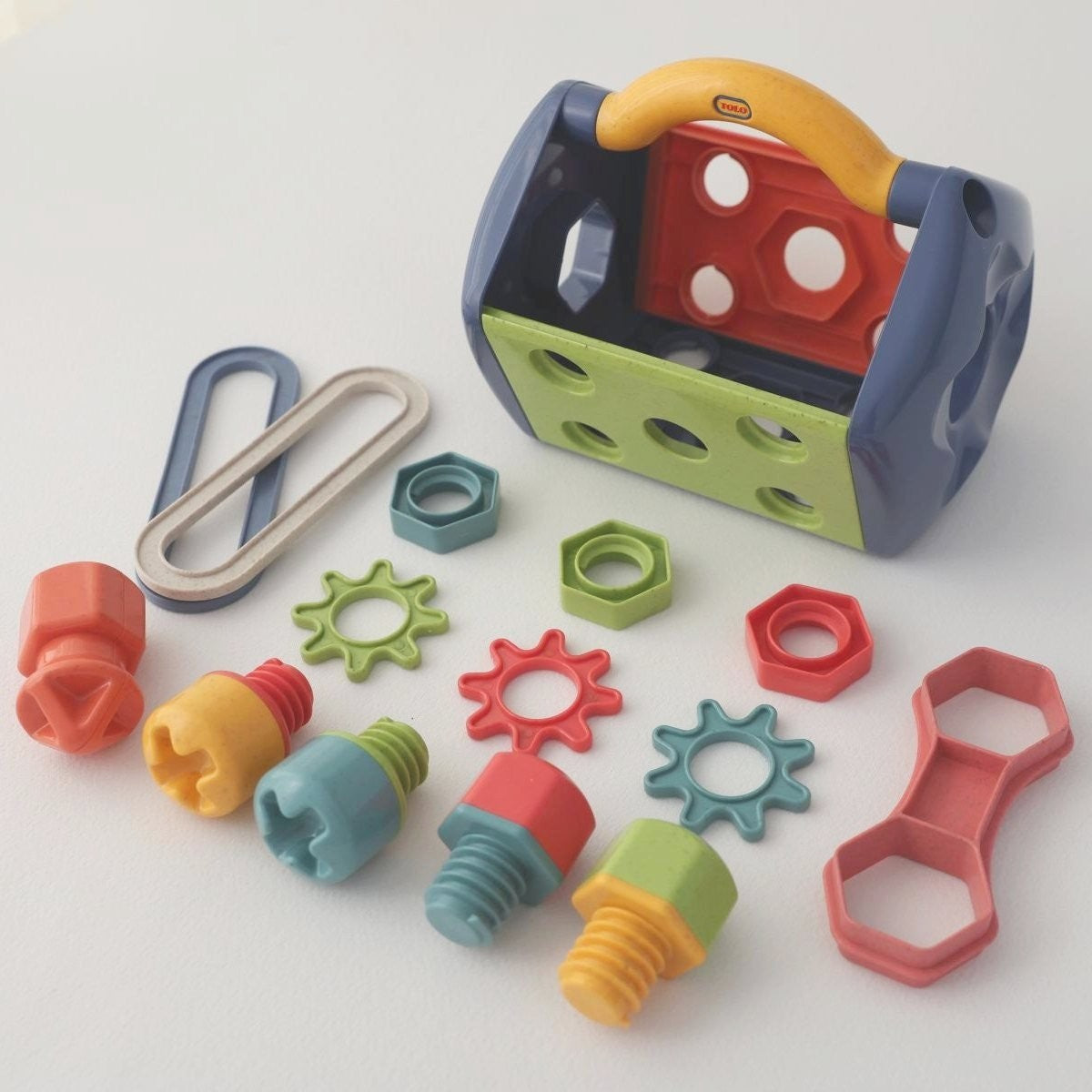 Tolo Toys Bio Tool Box Pretend Play Set for Toddlers Fine Motor Skills & Imaginative Play
