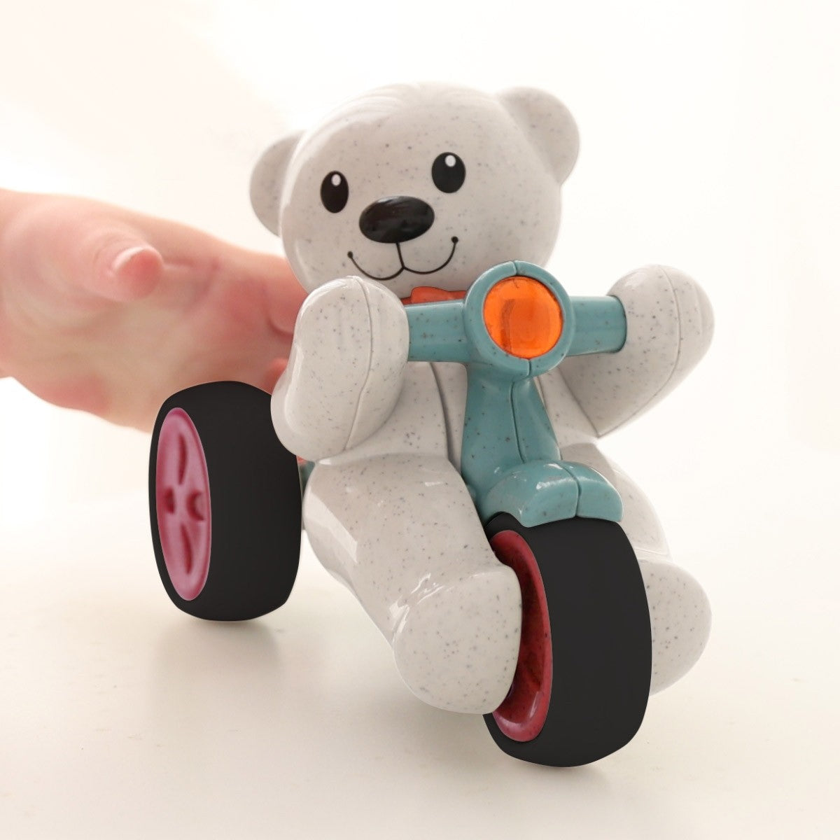Tolo Toys Bio Push & Go Teddy for Toddlers Motor Skill Development