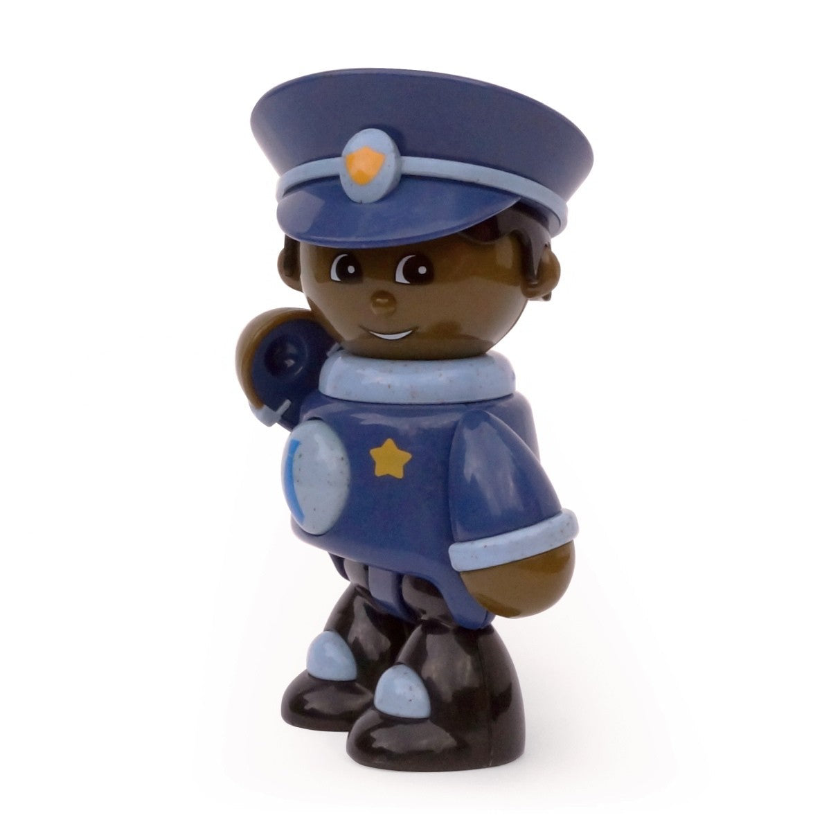 Tolo Toys First Friends Police Car Interactive Vehicle Toy with Figure for Toddlers