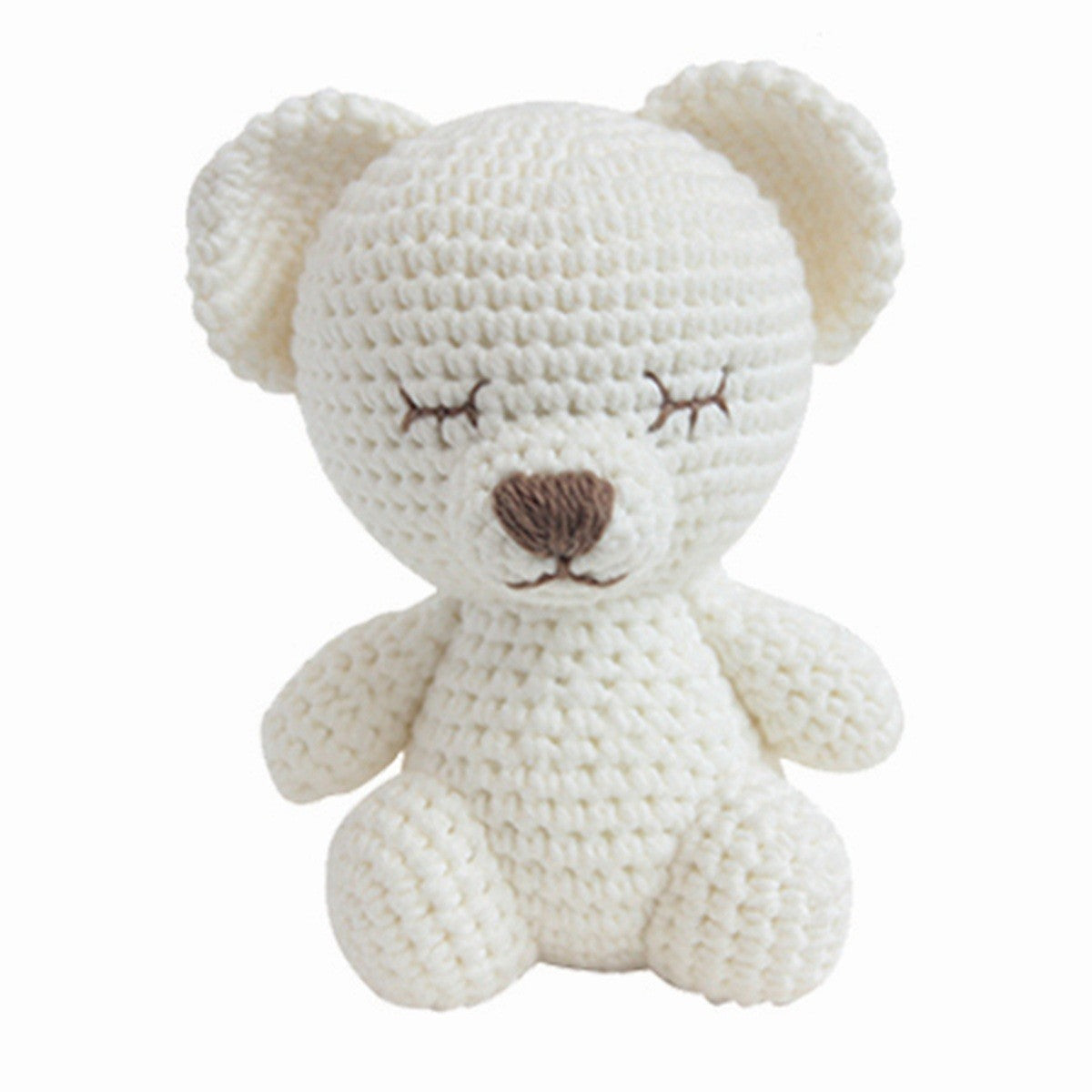 Bobi Craft Lizzie Mini White Softie Handcrafted Cotton Plush Toy