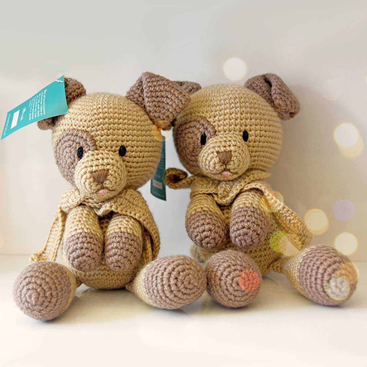 Bobi Craft Doug Dog Handcrafted Cotton Crochet Plush Toy
