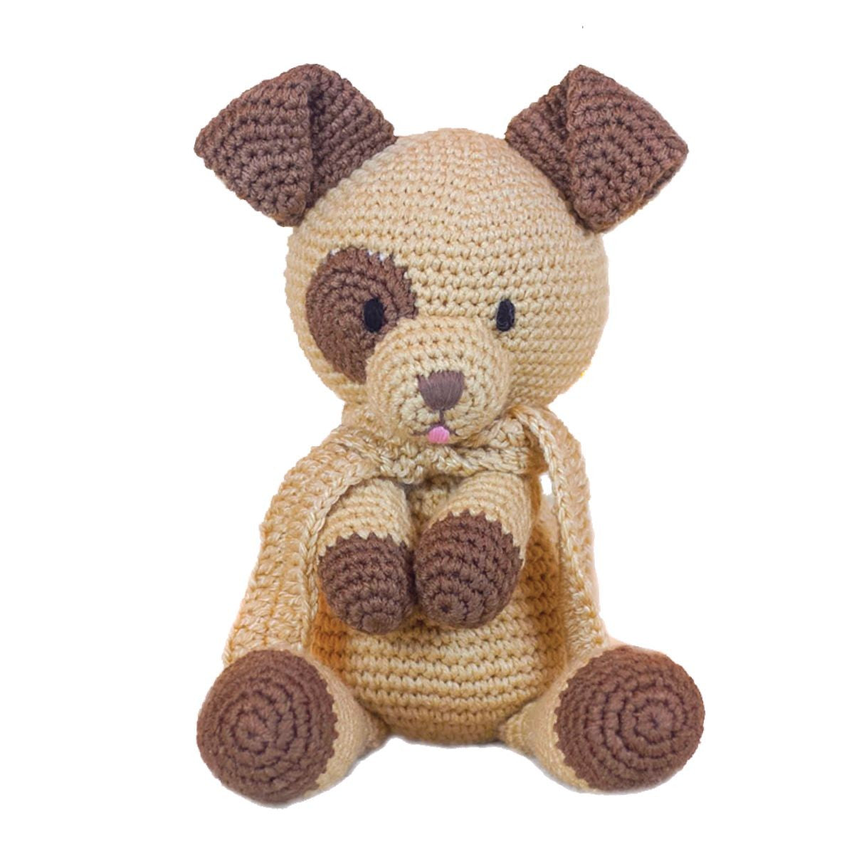 Bobi Craft Doug Dog Handcrafted Cotton Crochet Plush Toy